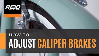 HOW TO Adjust Caliper Brakes [upl. by Wamsley486]