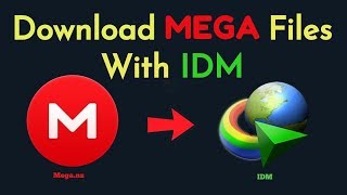 How To Download MEGA Files With IDM Working 2024 [upl. by Elaynad984]