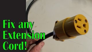 Replacing the Female Plug on an Extension Cord Reel [upl. by Orme]