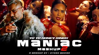 Maniac Mashup 2  Yo Yo Honey Singh  Gtesh Muzikk  Yo Yo Honey Singh New Song remix newmashup [upl. by Ahsitul456]