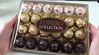 Ferrero Chocolate Collection UNBOXING Rocher  Rafaello  Rondnoir [upl. by Anaik612]