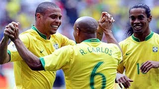 Brazil 2006 ● Magic Times ● Ronaldinho ● Adriano ● Ronaldo ● Kaká ● RCarlos ● Robinho ● Juninho [upl. by Ellenaj]