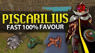 100 Piscarilius Favour Guide OSRS [upl. by Ailongam347]