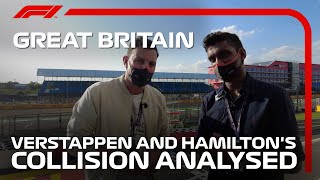 Verstappen And Hamiltons Collision Analysed  2021 British Grand Prix [upl. by Peckham]