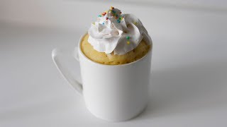 Vanilla Mug Cake Recipe [upl. by Kirima640]