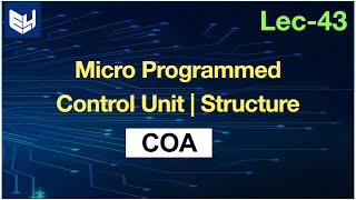 microprogrammed control unit  structure  COA  Lec43  Bhanu Priya [upl. by Haleigh]