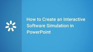 How to Create an Interactive Software Simulation in PowerPoint [upl. by Rawdon]