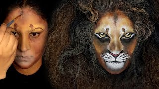 THE LION KING SIMBA TRANFORMATION Makeup Tutorial [upl. by Khalsa]