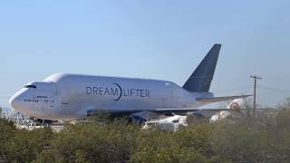 Pinal Airpark Arizona  Airplane Boneyard  Boeing Dreamlifter [upl. by Eppes]