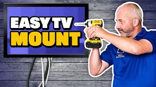 How to Mount a TV Perfectly  Wall Mount Full Tutorial [upl. by Sokram]