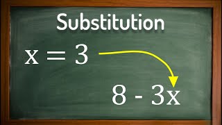 Algebra Substitution  GCSE Maths [upl. by Corrianne]