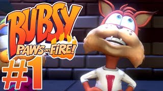 Bubsy Paws On Fire Gameplay Walkthrough Part 1 [upl. by Frere836]