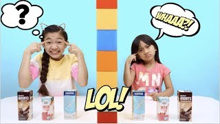 Twin Telepathy Milkshake Challenge [upl. by Nylemaj387]