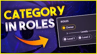 How To Make Category In Roles  Discord 2022 [upl. by Dolph224]