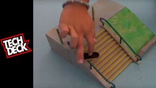 Tech Deck Tutorials Basic Street Tricks [upl. by Anahahs]