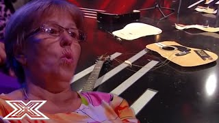 X Factor Judge SMASHES Contestants Guitar During Audition  X Factor Global [upl. by Airogerg430]