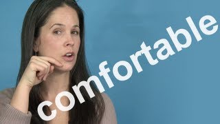 How to Pronounce COMFORTABLE  AMERICAN ENGLISH PRONUNCIATION [upl. by Eliseo]