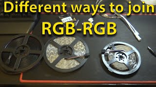 5 Different Ways to connect your RGB Light Strip NO SOLDERING [upl. by Noedig]