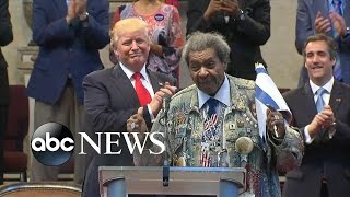 Don King Uses NWord While Introducing Donald Trump [upl. by Marler]