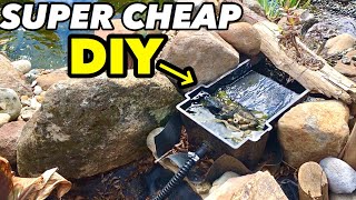 SUPER CHEAP DIY POND FILTER THAT WORKS [upl. by Parnell]