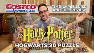 Building the Hogwarts Castle 3D Puzzle  Harry Potter at Costco [upl. by Perni]