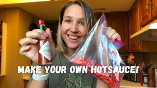 How to make HOMEMADE TABASCO SAUCE from homegrown peppers  Auxhart Gardening [upl. by Ikoek]