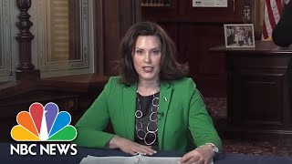 Live Michigan Gov Gretchen Whitmer Holds Coronavirus Briefing  NBC News [upl. by Diarmid735]