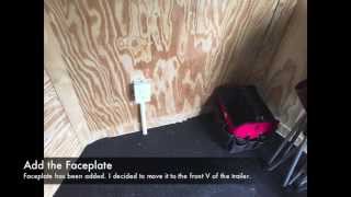 Add Electrical Outlet to Cargo Trailer Cheap [upl. by Gleich]