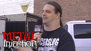 CANNIBAL CORPSE Interview with Corpsegrinder at NEMHF 2010 [upl. by Eissirc681]