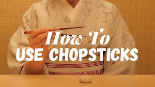 How to use Chopsticks  Innovative Japanese Culture [upl. by Murdoch483]