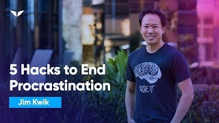 5 Mental Hacks To End Procrastination  Jim Kwik [upl. by Eeliab302]