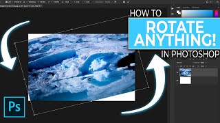 How To Rotate Images And Layers In Photoshop [upl. by Jay478]