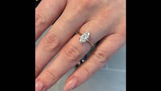 12 ct Marquise Diamond Solitaire Engagement Ring [upl. by Suryt]