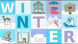 Deutsch lernen der Winter Schnee und Eis  learning German winter snow amp ice [upl. by Ian]