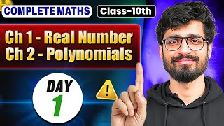 Class 10 Maths  Day 1  Real Numbers amp Polynomials  Class 10  Alakh Pandey  Ritik Sir [upl. by Idonna789]