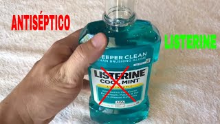 ✅ Cómo usar el antiséptico Listerine Cool Mint 🔴 [upl. by Labotsirc]