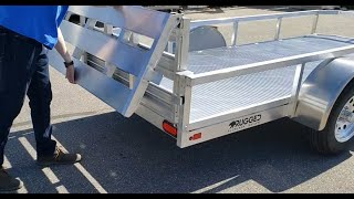 DIY DUMP TRAILER WITH NO HYDRAYLICS [upl. by Ferreby882]