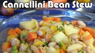 Vegan Cannellini Bean Stew Recipe [upl. by Noxin]