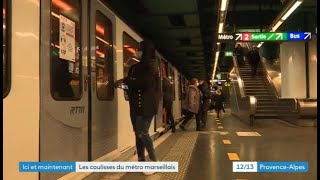 Immersion dans les coulisses du métro à Marseille [upl. by Idissac]