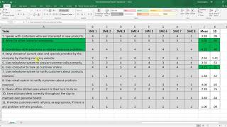 Means amp Standard Deviations in Excel [upl. by Ahsead]