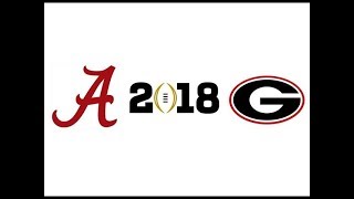 2018 CFP National Championship 4 Alabama vs 3 Georgia Highlights [upl. by Hecklau]