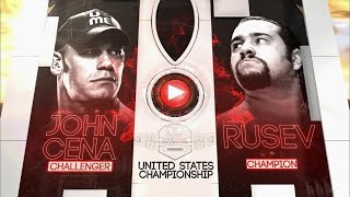 WrestleMania 31 John Cena vs Rusev Preview [upl. by Silas]