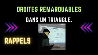 Droites remarquables dans un triangleP1 [upl. by Grunberg]