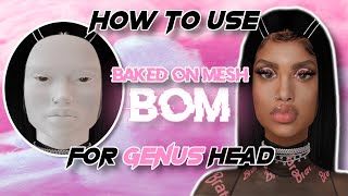 How To Use BOM Baked On Mesh For Genus Head  Secondlife Gameplay 💕✨😱 [upl. by Cormier466]