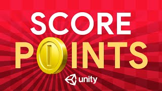 Points counter HIGH SCORE and display UI in your game  Score points Unity tutorial [upl. by Giarc]