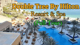 Double Tree By Hilton Resort and Spa Marjan Island Ras Al Khaimah UAE  Hotel Full Tour  Staycation [upl. by Shiff888]