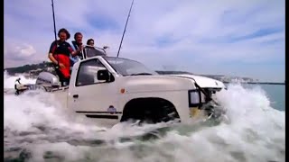 Crossing the Channel in Car Boats HQ  Top Gear [upl. by Freiman]