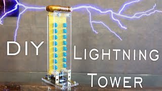 DIY Desktop Lightning Tower USB rechargeable [upl. by Airemaj448]