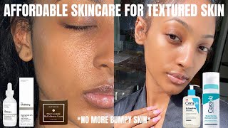 Affordable Skincare for Textured Skin How to get smooth skin  Black Girl Friendly Sunscreen [upl. by Eelymmij]