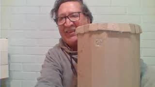 COMO HACER UN TAMBOR CON CAJAS DE CARTON Y BOLSA DE PLASTICO [upl. by Eshman422]